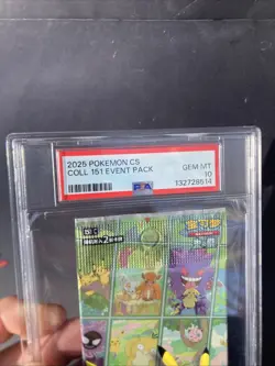 PSA10 Pokemon 2025 Simplified Chinese 151 Collection Event Promo Pack Pikachu CS - Image 3
