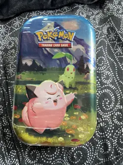 Pokemon TCG Ascended Heroes Mini Tin FACTORY SEALED Clefairy & Chikorita - Image 1