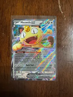 Pokemon Meowth EX 062/088 EX: Ruby & Sapphire Rare Holo Basic 170 HP - Image 1