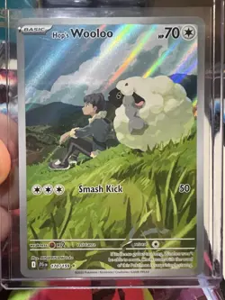 Pokemon TCG: Hop's Wooloo 170/159 Sv09: Journey Together Holo FA M/NM - Image 1
