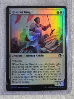 MTG Rosecot Knight FOIL - Modern Horizons 3 #42 Magic Gathering Card NM - Image 4