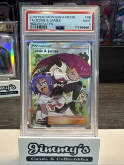 Pokemon 2019 Sun & Moon Hidden Fates Jessie James #68/68 - Image 1