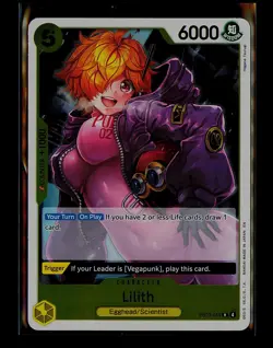 Lilith Foil R Extra Booster: One Piece Heroines Edition EB03-058 NM - Image 1