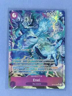 Enel OP15-060 SR Alt Art Adventure On Kami’s Island ENGLISH ONE PIECE - Image 1