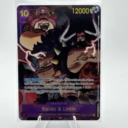 Kaido & Linlin OP08-119 Secret Rare Alt Art Two Legends One Piece Mint NM - Image 1