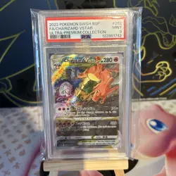 2022 POKEMON SWSH BLACK STAR PROMO #262 FULL ART/CHARIZARD VSTAR PSA 9 - Image 1