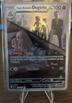 Pokemon TCG Team Rocket’s Dugtrio 239/217 Illustration Rare Ascended Heroes NM - Image 1