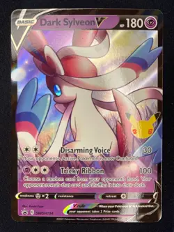 Pokemon Dark Sylveon V Promo SWSH: Sword & Shield Promo Cards SWSH134 NM - Image 1