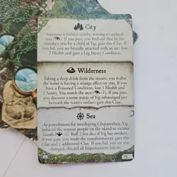 Encounter Card Wilderness City Sea Eldritch Horror Game Replacement 24 Cards Yig - Image 3