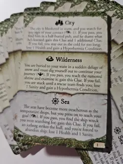 Game Encounter CARD Replacement 24 Cards Eldritch Horror Magnifying Glass - Image 2