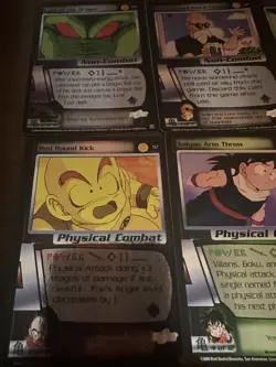 Vintage 2000 Score Dragonball Z TCG Limited cards Holos Rares Common - Image 3