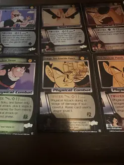 Vintage 2000 Score Dragonball Z TCG Limited cards Holos Rares Common - Image 4