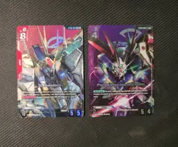 bandai Gundam Card Game XI gundam LR+ and Force impulse gundam LR+ and more! - Image 2