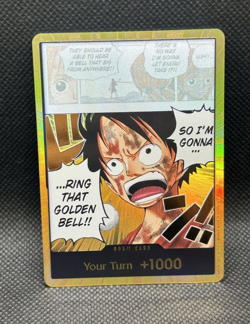 One Piece Adventure on Kami's Island OP15 EB04 Gold Don!! Card Monkey D Luffy - Image 1