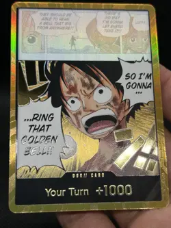 One Piece Adventure on Kami's Island OP15 EB04 Gold Don!! Card Monkey D Luffy - Image 2