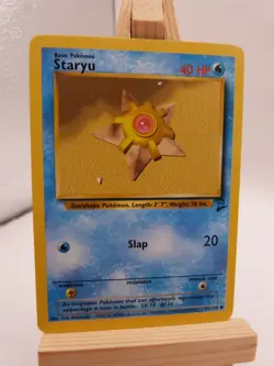 Pokemon Common Card : Staryu 95/130 (Base Set 2) - Image 1