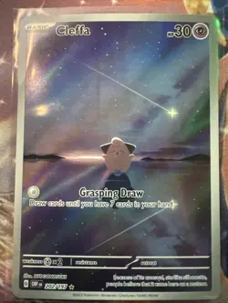 Cleffa - 202/197 - Obsidian Flames Illustration Rare Card - NM - Pokemon - Image 1