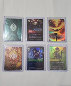 Lot Of 6 Foil Cards Riftbound TCG Spiritforged League Of Legends - Image 1