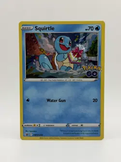The Pokemon Company Squirtle SWSH233 Promo Holo Pokemon GO 70 HP Pokemon Card - Image 1