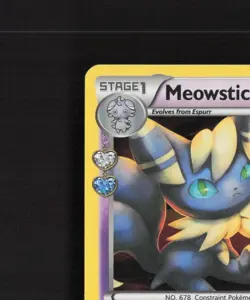Meowstic RC15/RC32 Generations Reverse Holo Pokemon Card LP+ - Image 3