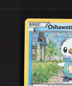 Oshawott 4/12 McDonalds 2011 Promo Holo Rare Pokemon Card DMG - Image 3