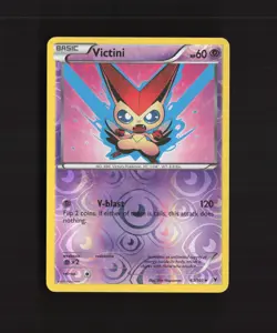 Victini 43/101 Noble Victories Reverse Holo Rare Pokemon Card LP - Image 1