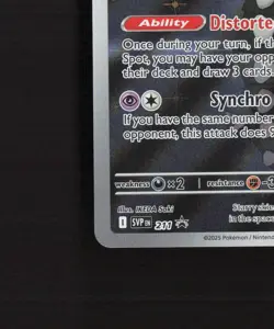 Gothitelle SVP 211 Scarlet & Violet Full Art Black Star Promo Pokemon Card NM - Image 5