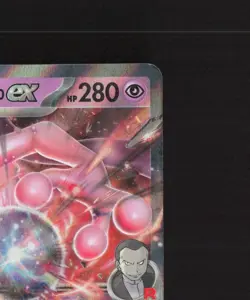 Team Rocket's Mewtwo ex 205 Scarlet & Violet Black Star Promo Pokemon Card LP - Image 4