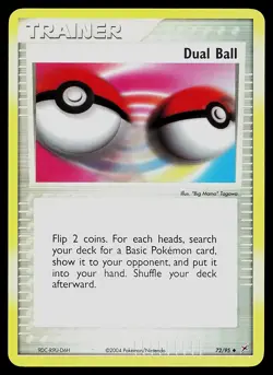Pokemon Card - Dual Ball Team Magma vs Team Aqua 72/95 Reverse Holo - Image 1