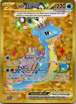 Lapras ex Holofoil Promo SV: Scarlet & Violet Promo Cards 164 NM - Image 1