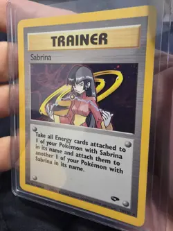 Pokemon TCG WOTC Sabrina Trainer Gym Challenge Holo Card 20/132 2000 LP-NM - Image 2