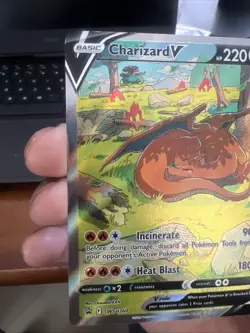Pokemon TCG Charizard v SWSH260 Sword & Shield Promo Card NM - Image 2