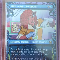 Magic: The Gathering April O'Neil, Hacktivist Legendary Creature TMNT Card - Image 1