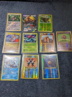 Lot Of 10 Random Holo Pokemon Cards - Image 1