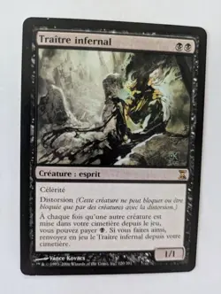 French Nether Traitor Time Spiral MTG NM Free shipping with tracking - Image 1