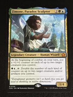 MTG Foundations Zimone, Paradox Sculptor 0126 NM Mythic - Image 1