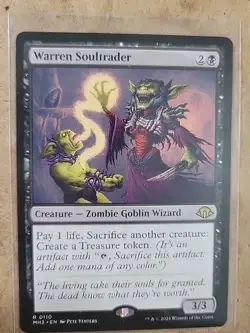 Warren Soultrader MTG MH3 0110 Rare NM Black Zombie Goblin Aristocrat Commander - Image 1