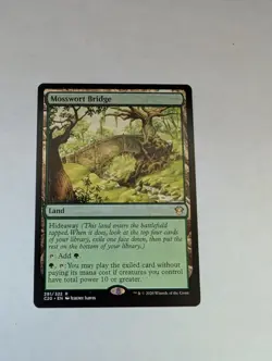 Mosswort Bridge Commander 2020 MTG NM Regular - Image 1