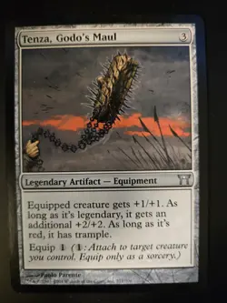 Tenza, Godo's Maul NM Champions of Kamigawa MTG FREE SHIPPING - Image 1