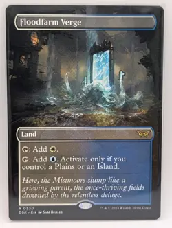 Floodfarm Verge (Borderless) Duskmourn: House of Horror Regular - Image 1