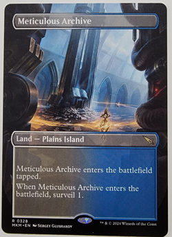 Meticulous Archive (Borderless) - Murders at Karlov Manor (MKM) MTG Near Mint - Image 1