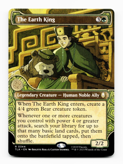 The Earth King (Showcase) - [Avatar: The Last Airbender] MTG Magic - NM/M 🌳 - Image 3