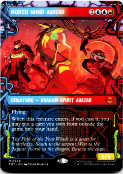 North Wind Avatar (Showcase) Teenage Mutant Ninja Turtles MTG NM 💧🔥 - Image 1