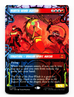 North Wind Avatar (Showcase) Teenage Mutant Ninja Turtles MTG NM 💧🔥 - Image 3
