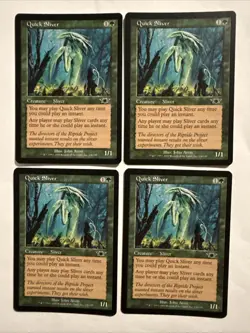Magic The Gathering Quick Sliver X4 Legions Playset Mtg - Image 1