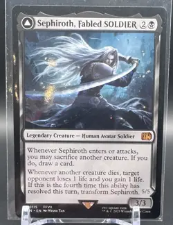 Sephiroth, Fabled SOLDIER (Regular) MTG Final Fantasy #0115 - Image 1