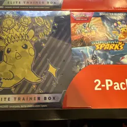 Pokemon Surging Sparks Elite Trainer Box/Booster Bundle Costco 2-Pack (LOT OF 2) - Image 2