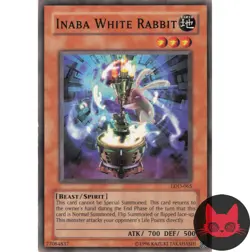 Yugioh Inaba White Rabbit LOD-065 Common LP - Image 1