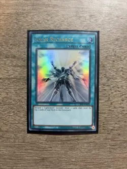 Yugioh Solar Recharge Unlimited Edition Ultra Rare LODT-EN052 - Image 1