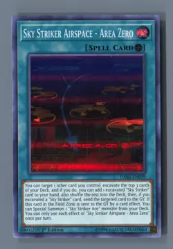 Sky Striker Airspace - Area Zero DASA-EN039 Dark Saviors Yu-Gi-Oh 1st Edition LP - Image 1